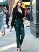Katherine McNamara Arrive at AOL Build Series Studios in NYC