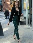 Katherine McNamara Arrive at AOL Build Series Studios in NYC
