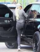 Khloe Kardashian Booty Outside Kanye West’s Sunday Service in Los Angeles