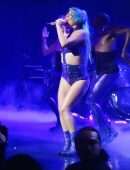 Lady Gaga Performing Onstage at the Park Theater at Park MGM in Las Vegas