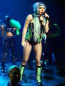 Lady Gaga Performing Onstage at the Park Theater at Park MGM in Las Vegas