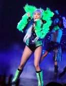 Lady Gaga Performing Onstage at the Park Theater at Park MGM in Las Vegas