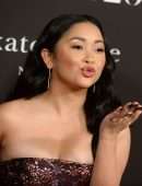 Lana Condor Cleavage at 5th Annual InStyle Awards in Los Angeles