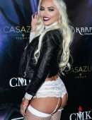 Lindsey Pelas Cleavage and Booty at a Halloween Party in Woodland Hills