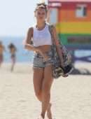 Lottie Moss Booty in Thong Bikini in Venice Beach