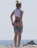Lottie Moss Booty in Thong Bikini in Venice Beach