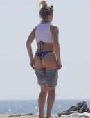 Lottie Moss Booty in Thong Bikini in Venice Beach