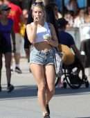 Lottie Moss Booty in Thong Bikini in Venice Beach