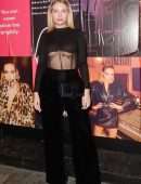 Lottie Moss Underboobs at the Cara Delevingne x Nasty Gal Launch Party in Soho