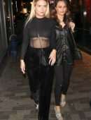 Lottie Moss Underboobs at the Cara Delevingne x Nasty Gal Launch Party in Soho