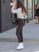 Madison Beer Camel-Toe in Leggings Out in Beverly Hills
