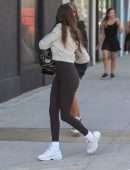Madison Beer Camel-Toe in Leggings Out in Beverly Hills