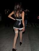 Madison Beer in Maid Halloween Outfit at Private Halloween Party in Beverly Hills