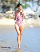 Nicole Williams Booty in Swimsuit at the Beach