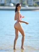 Nicole Williams Booty in Swimsuit at the Beach