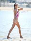 Nicole Williams Booty in Swimsuit at the Beach