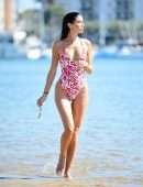 Nicole Williams Booty in Swimsuit at the Beach