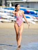 Nicole Williams Booty in Swimsuit at the Beach