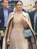 Nina Dobrev Outside the Build Series in NYC