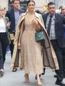 Nina Dobrev Outside the Build Series in NYC