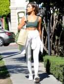 Olivia Culpo Leaving a Hair Salon in West Hollywood