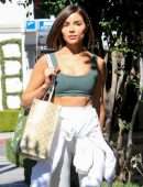 Olivia Culpo Leaving a Hair Salon in West Hollywood
