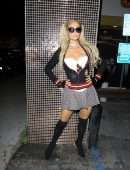 Paris Hilton at Demi Lovato's Halloween Party at Hyde in Hollywood