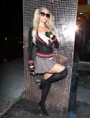 Paris Hilton at Demi Lovato's Halloween Party at Hyde in Hollywood