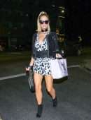 Paris Hilton Nipslip at Trashy Lingerie in Hollywood