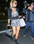 Paris Hilton Nipslip at Trashy Lingerie in Hollywood