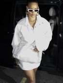 Rihanna Leggy, Out in Soho, London