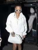 Rihanna Leggy, Out in Soho, London