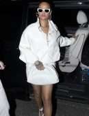 Rihanna Leggy, Out in Soho, London