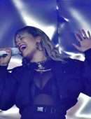 Rita Ora Performing onStage at the American Express Gold Launch in Mexico City