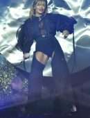 Rita Ora Performing onStage at the American Express Gold Launch in Mexico City