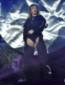 Rita Ora Performing onStage at the American Express Gold Launch in Mexico City