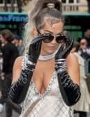 Rita Ora Upskirt, Out in Paris