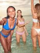 Romee Strijd in Victoria’s Secret Swim Photoshoot
