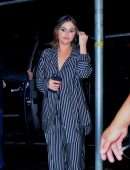 Selena Gomez Braless Cleavage at La Esquina in New York