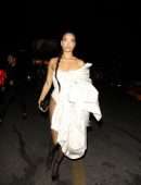 Shanina Shaik Attending Demi Lovato’s Halloween Party in Hollywood