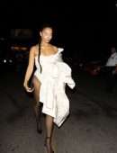 Shanina Shaik Attending Demi Lovato’s Halloween Party in Hollywood