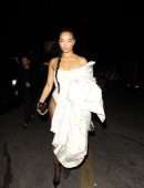 Shanina Shaik Attending Demi Lovato’s Halloween Party in Hollywood