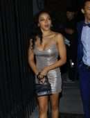 Tinashe Leggy in Little Dress at Goya Studios in Hollywood