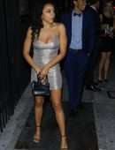 Tinashe Leggy in Little Dress at Goya Studios in Hollywood