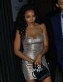 Tinashe Leggy in Little Dress at Goya Studios in Hollywood