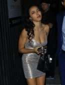 Tinashe Leggy in Little Dress at Goya Studios in Hollywood