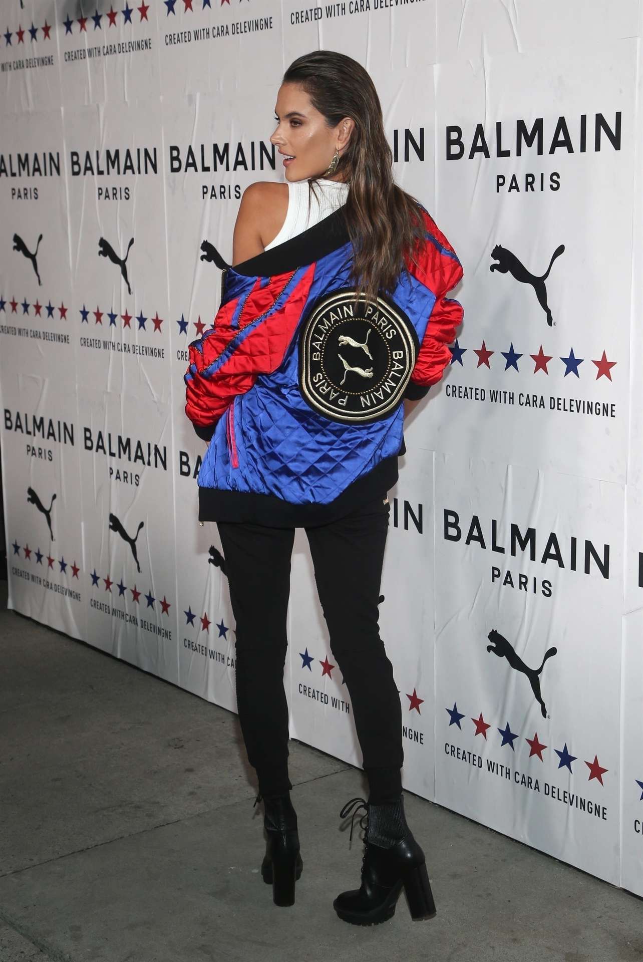 Alessandra Ambrosio at PUMA x Balmain Launch Event in Los Angeles
