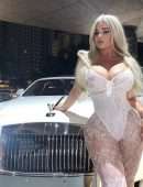 Anastasiya Kvitko Booty in White Lingerie
