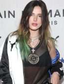 Bella Thorne Leggy in Boots at PUMA x Balmain Launch Event in Los Angeles