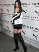 Bella Thorne Leggy in Boots at PUMA x Balmain Launch Event in Los Angeles